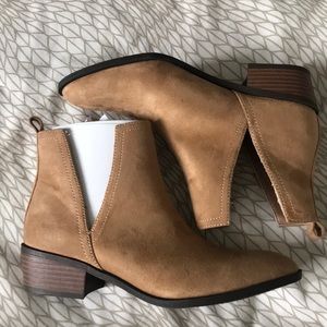 Suede booties